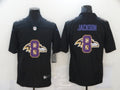 Baltimore Ravens #8 Lamar Jackson Black Shadow 782