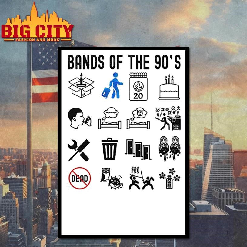 Bands Of The 90’s Shirt