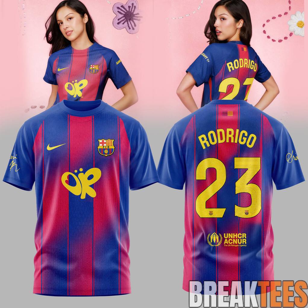Barcelona FC x Olivia Rodrigo 2026 Special T-Shirt