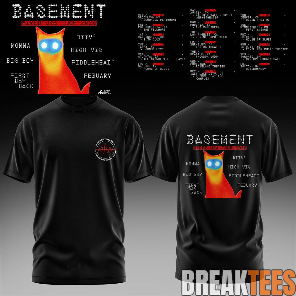 Basement WIRED USA Tour 2026 Shirt
