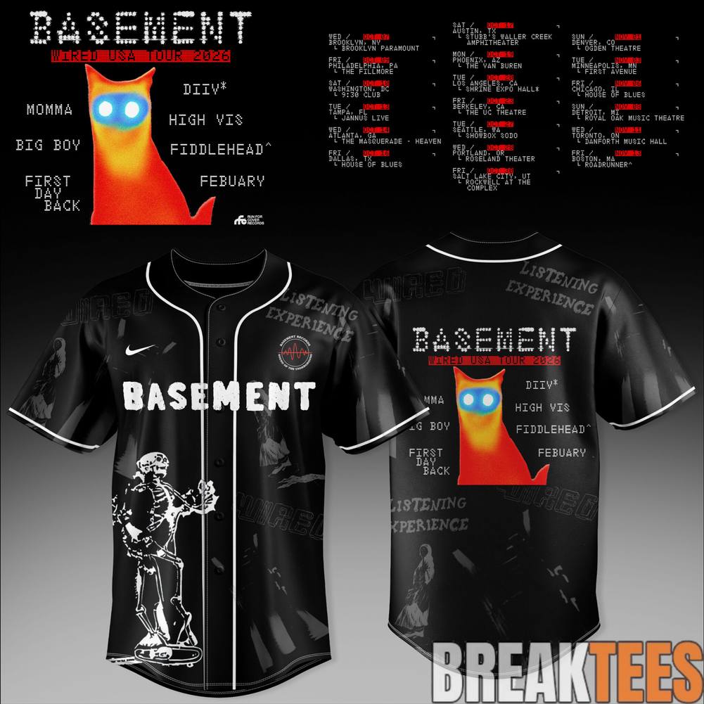 Basement WIRED USA Tour 2026 Special Baseball Jersey