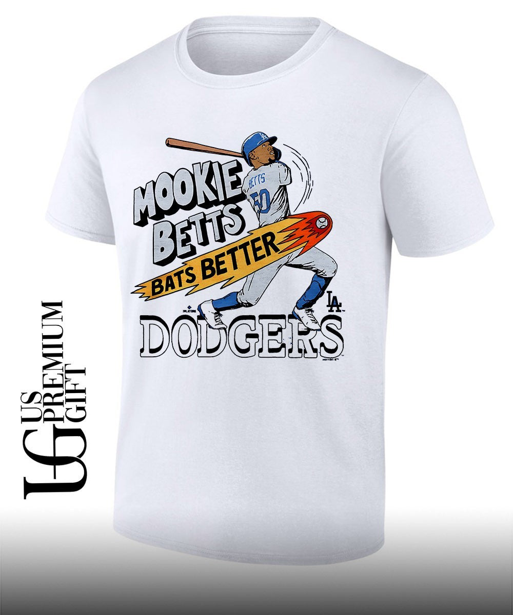 Bats Better Mookie Betts Los Angeles Dodgers baseball shirt