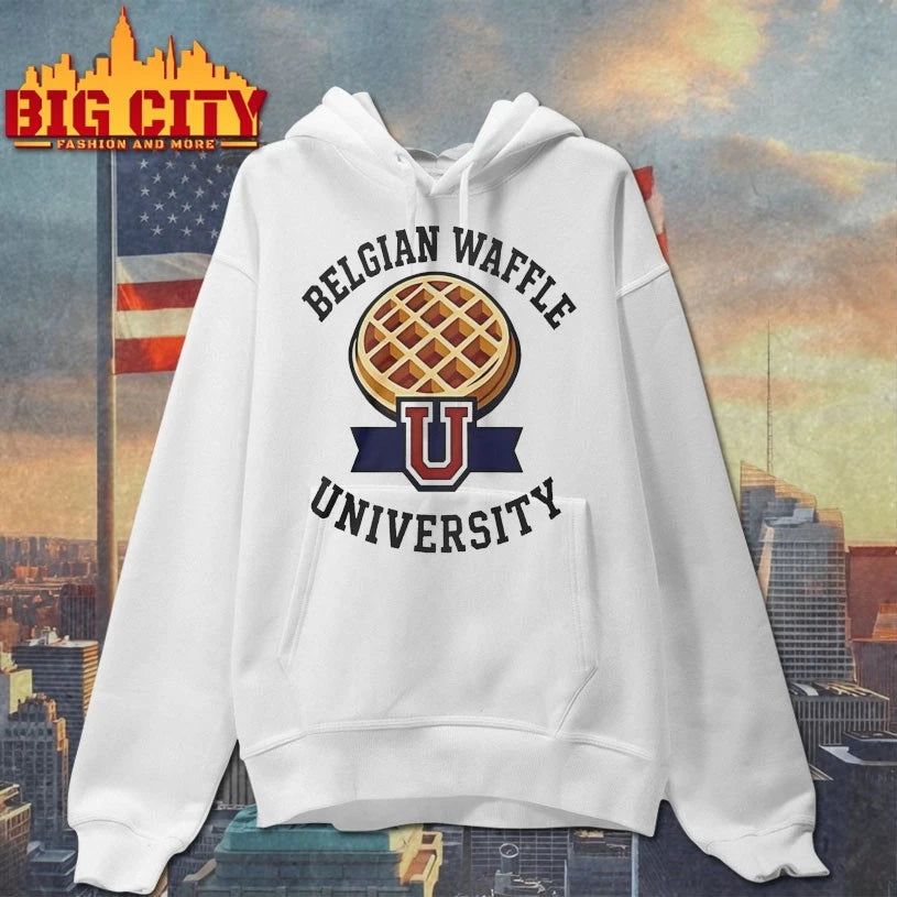 Belgian Waffle University Logo shirt