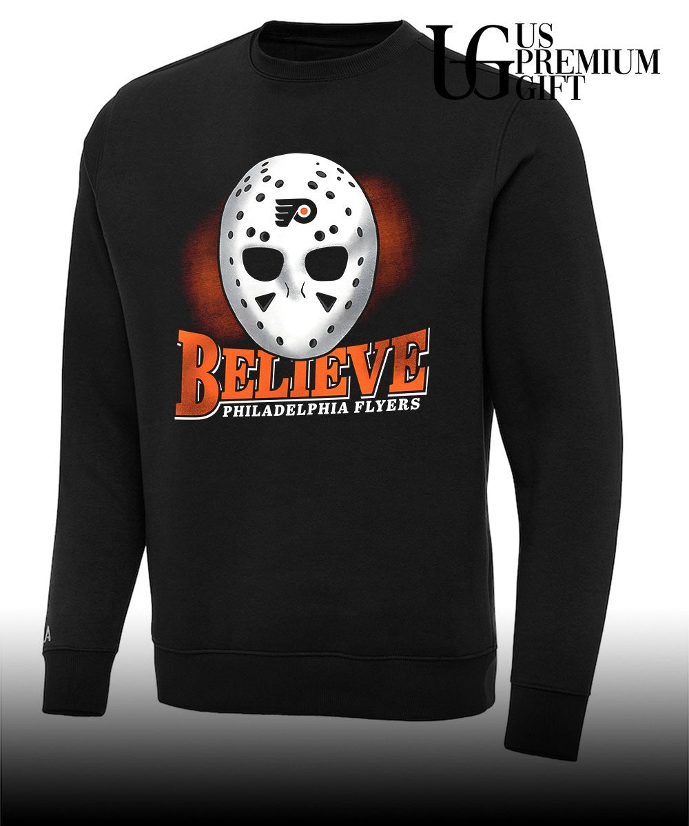 Believe mask Philadelphia Flyers hockey 2026 shirt
