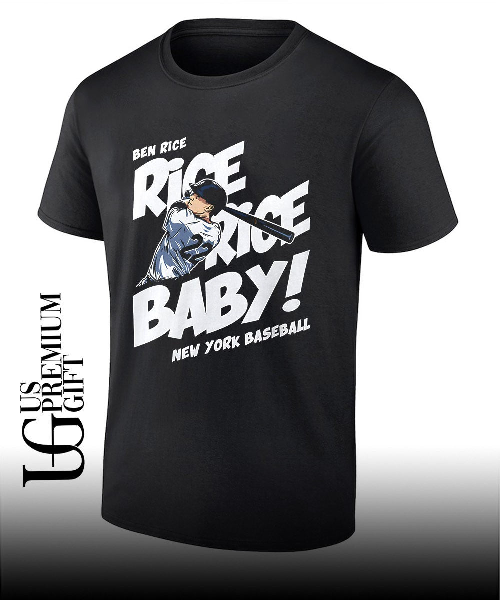 Ben Rice Rice Rice Baby New York Yankees Baseball shirt