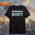 Benjamin Cowen Wearing Sufficiently Rekt shirt