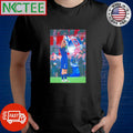 Best Achraf Hakimi hold PSG flag photo shirt