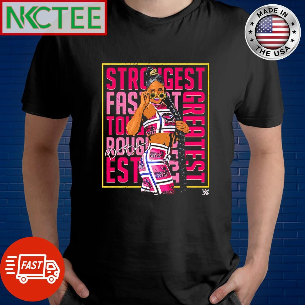 Best Bianca Belair Greatest Pose Strongest signature shirt