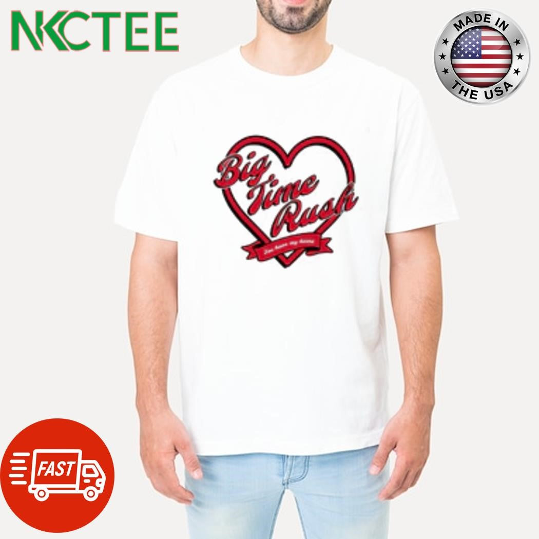 Best Big Time Rugh heart shirt