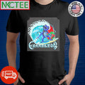 Best Chameleon surfboard beach wave shirt