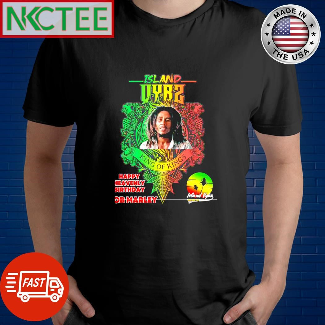 Best Island Vybz King of kings Bob Marley shirt