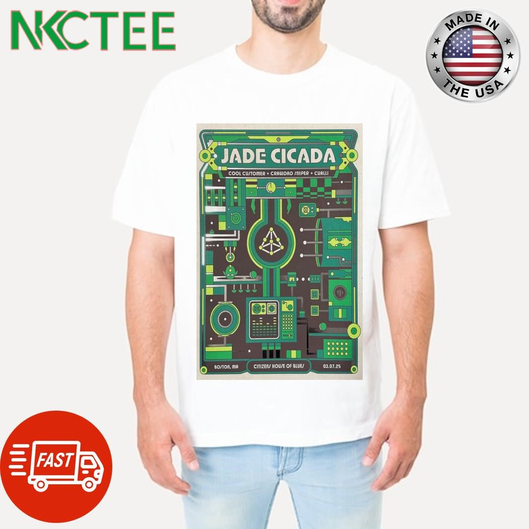 Best Jade Cicada Event Boston, Ma 03 07 2025 Poster Shirt