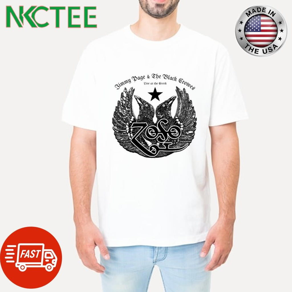 Best Jimmy Page and The Black Crowes Live At The Greek shirt