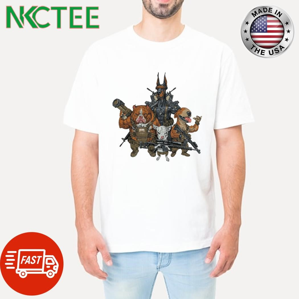 Best M-Tac Rex Team dogs guns shirt