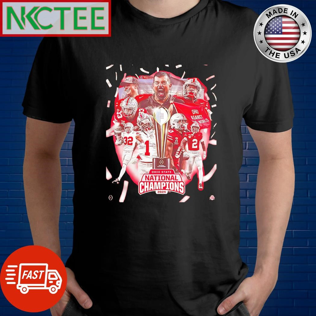 Best National Champions 2024 Ohio State National Champions all team member photo shirt