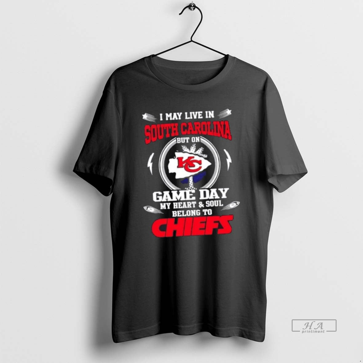 Best Official I May Live In South Carolina But On Game Day My Heart And