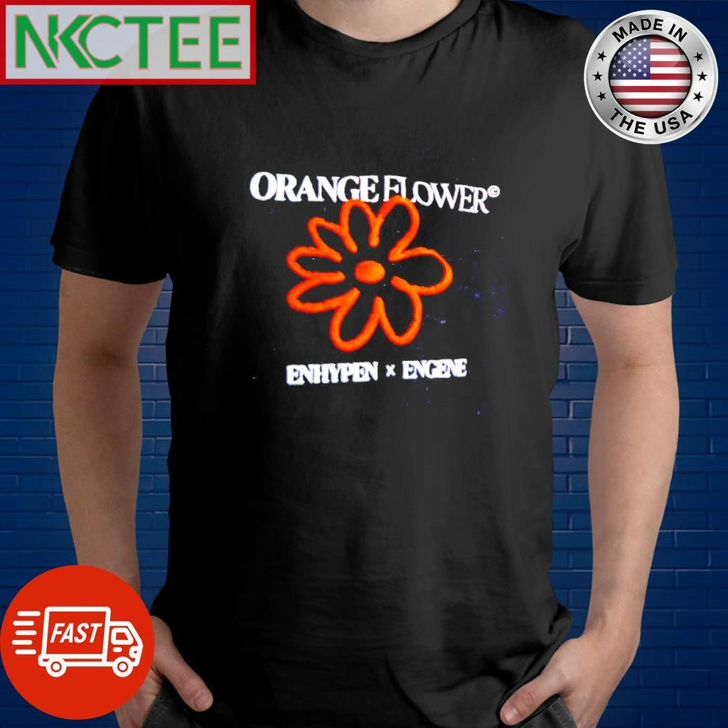 Best Orange Flower Enhypen X Engene shirt