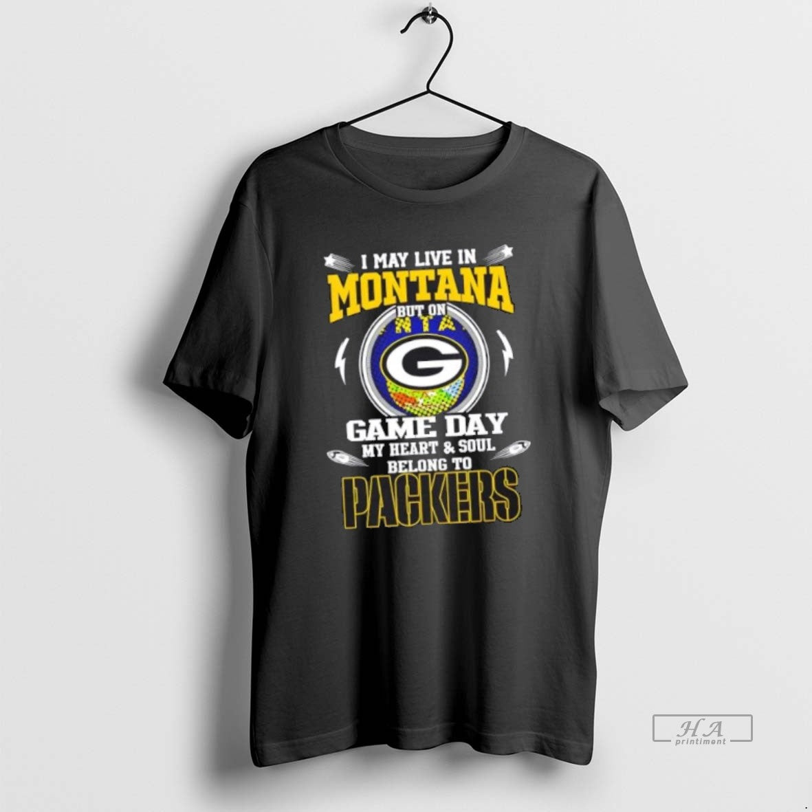 Best Trendy I May Live In Montana But On Game Day My Heart And Soul