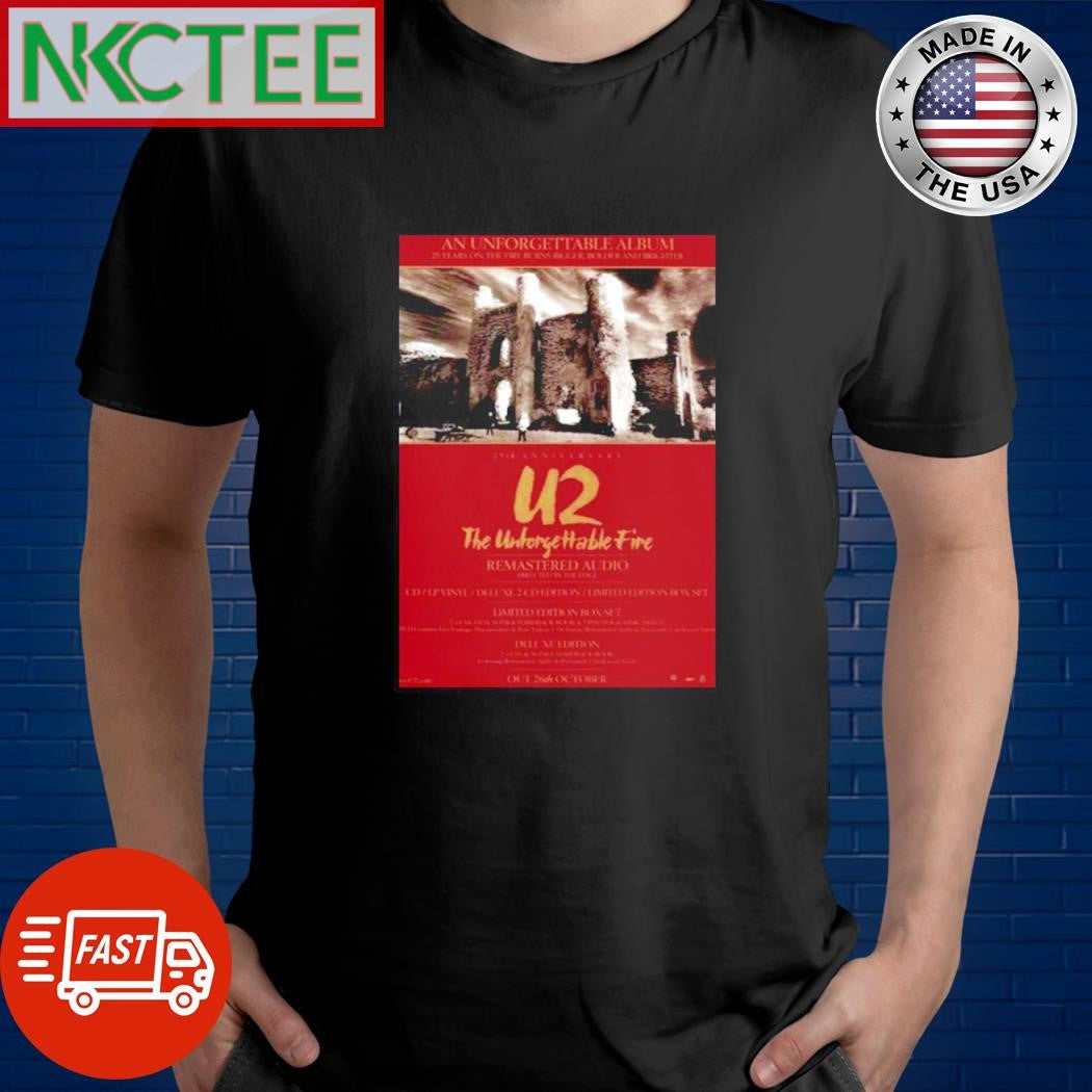 Best U2 The Unforgettable Fire cover shirt