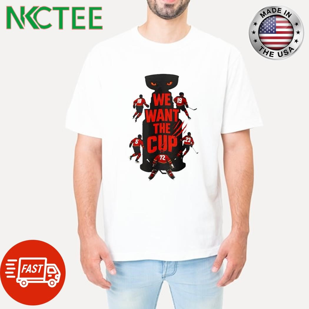 Best We Want the Cup Florida Panthers Stanley Cup 2025 hockey shirt