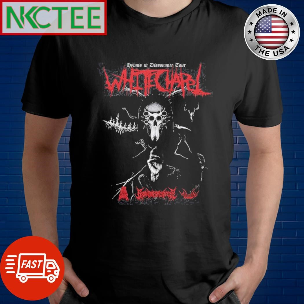Best Whitechapel Hymns In Dissonance Tour 2025 Shirt