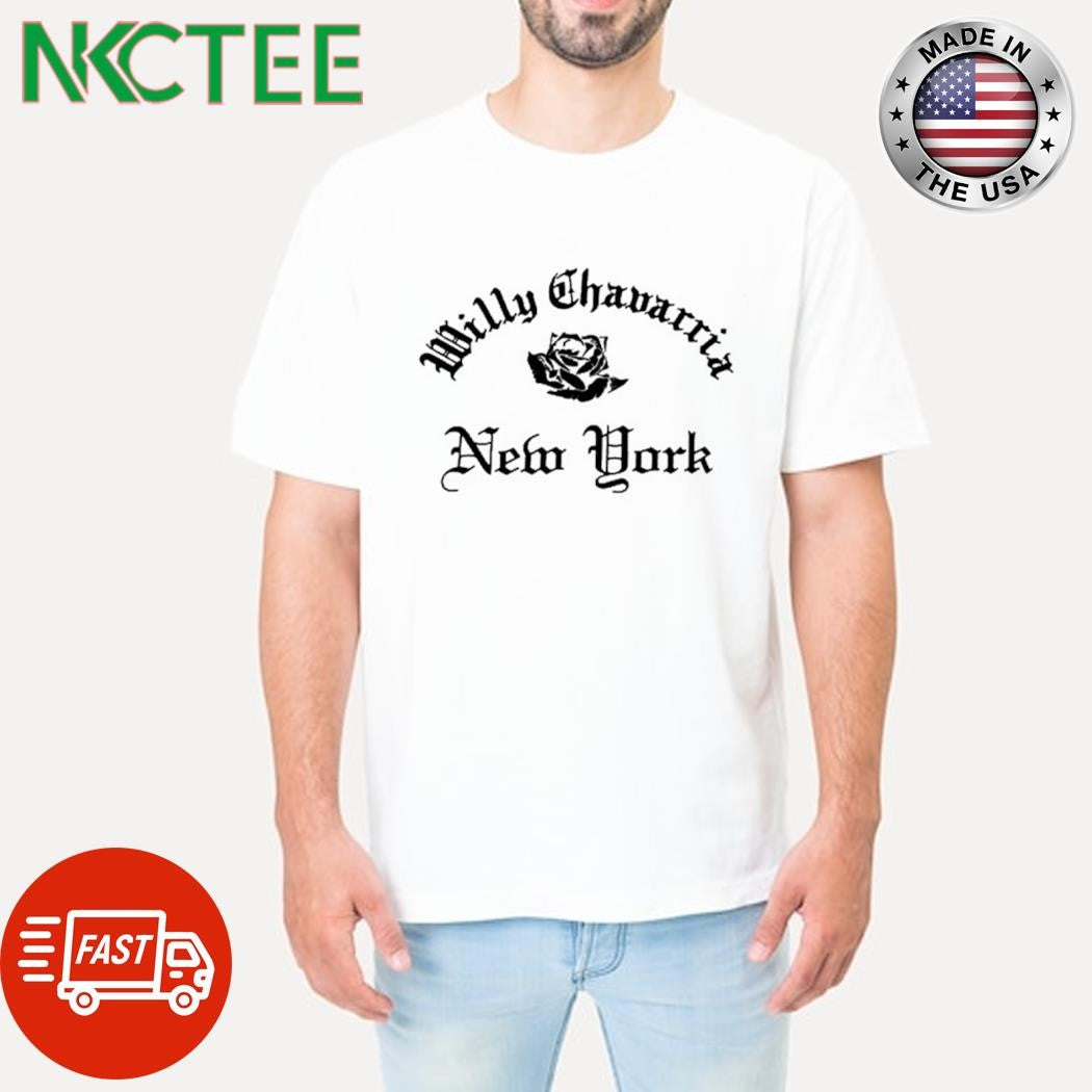 Best Willy Chavarria New York rose shirt