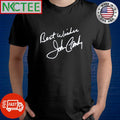 Best wishes signature John Candy shirt
