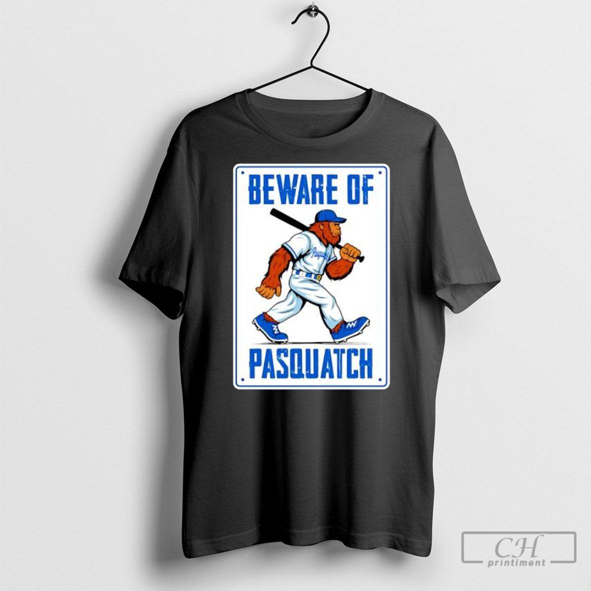 Beware Of Pasquatch Baseball Sasquatch Shirt Tee