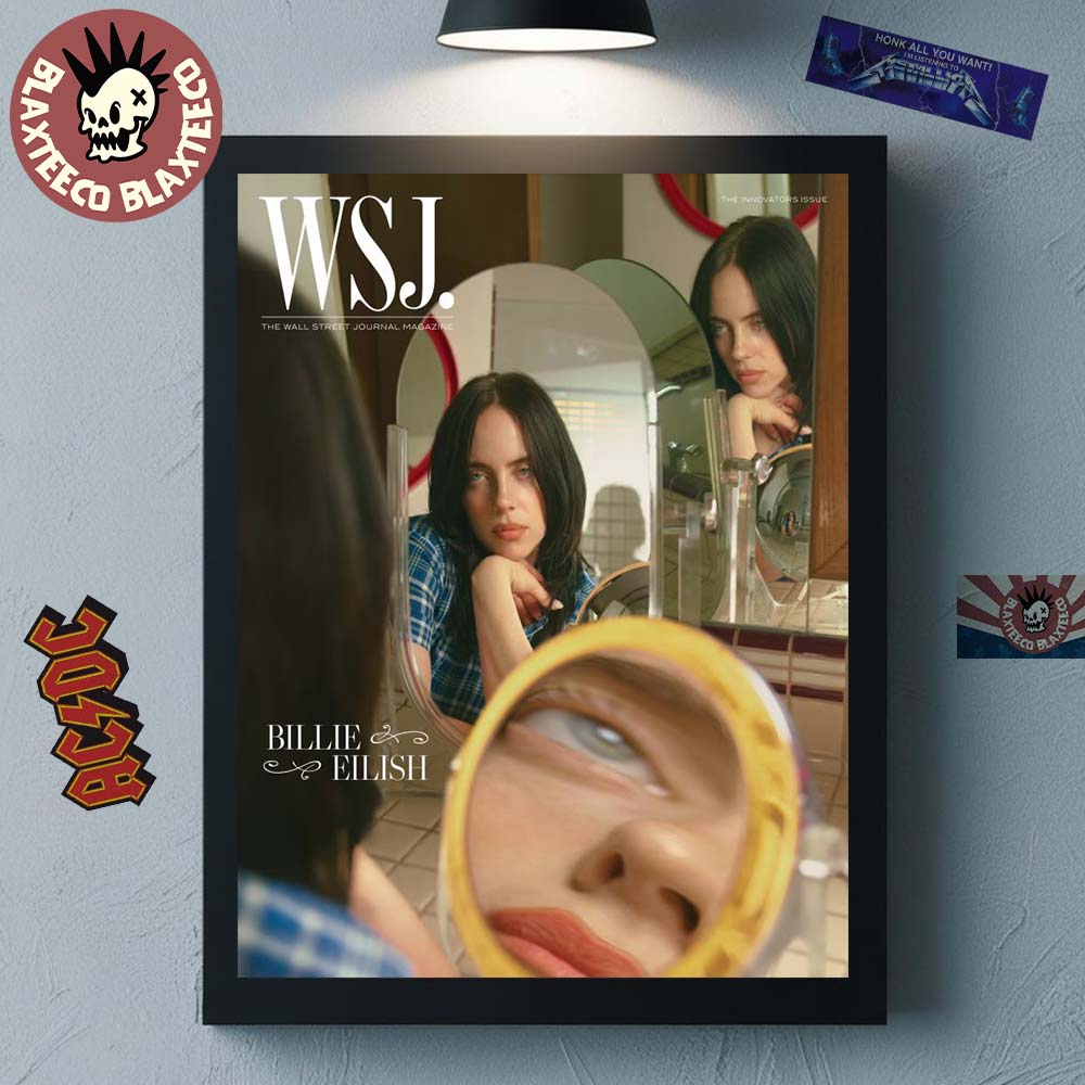 Billie Eilish Graces The Cover Of WSJ Magazine’s Innovator Issue Home Decor Poster Canvas