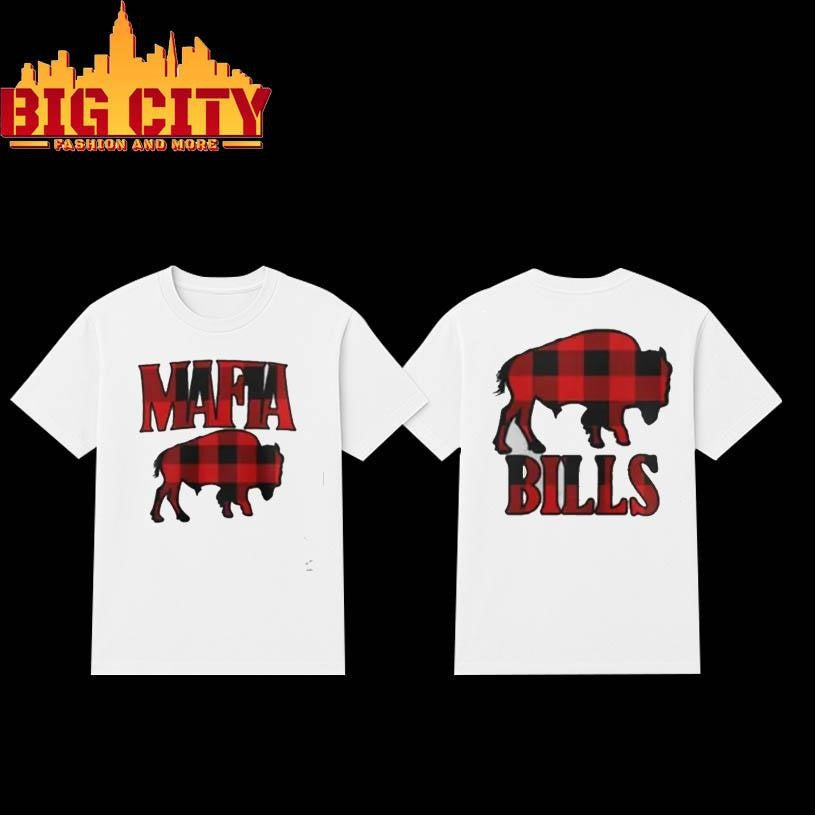Bills Mafia Level Up Buffalo Red Two Sided Shirt