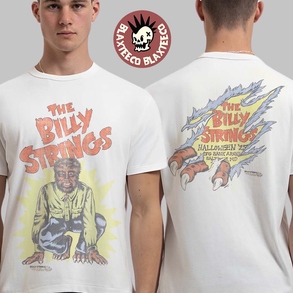Billy Strings Baltimore Maryland 2025 Exclusive Tee At CFG Bank Arena On October 31 And November 1 2025 Halloween The Werewolf Two Side T-Shirt