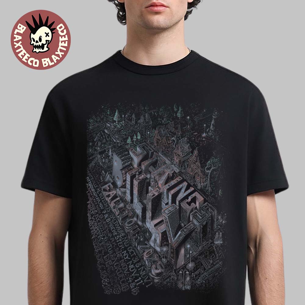 Billy Strings Fall Tour 2025 North American Poster Tee with Dates T-Shirt