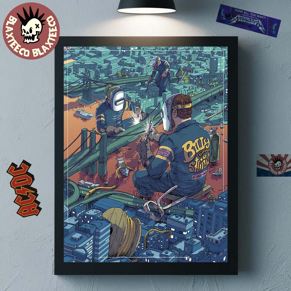 Billy Strings Newark New Jersey 2025 Night 2 Venue Poster At Prudential Center On November 15 2025 Repairer Art Home Decor Poster Canvas