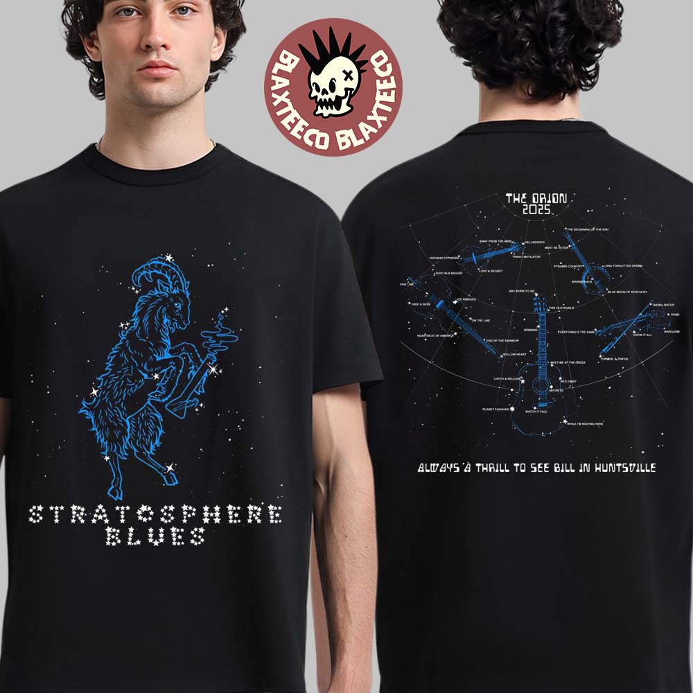 Billy Strings Stratosphere Blues Live At The Orion 2025 Always A Thrill To See Billy In Huntsville Goat Constellation Art T-Shirt