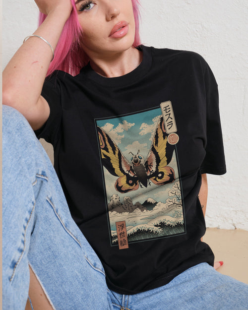 Ancient Moth Ukiyo-e T-Shirt