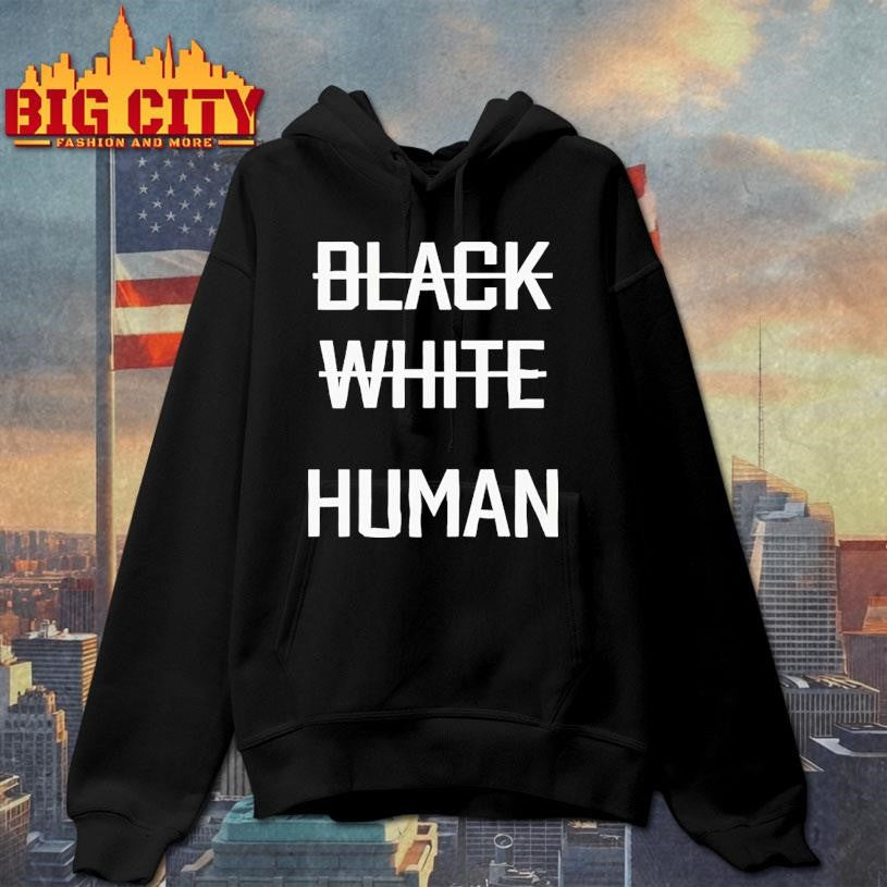 Black White Human Shirt