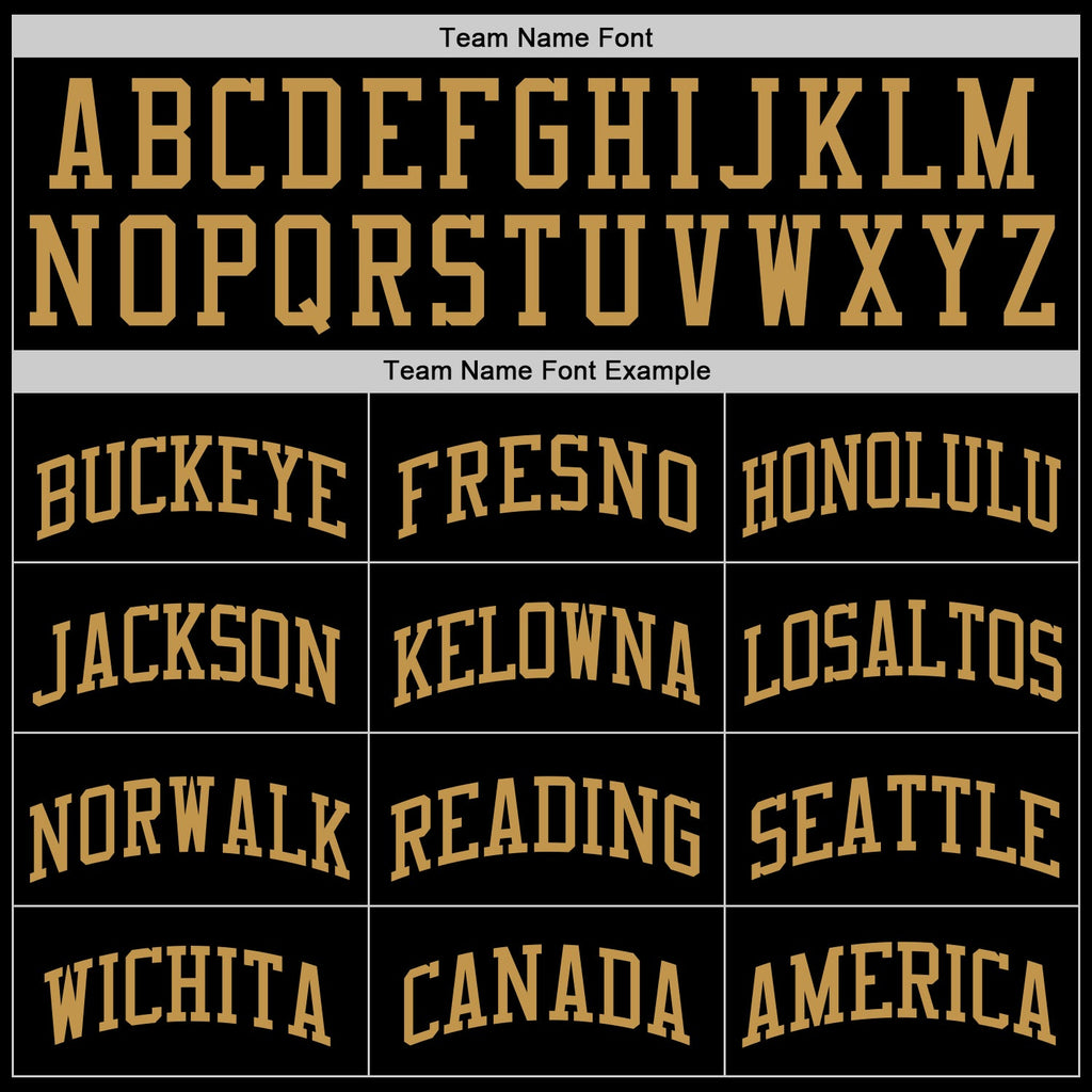 Custom Black Old Gold Pinstripe Old Gold Authentic Basketball Jersey