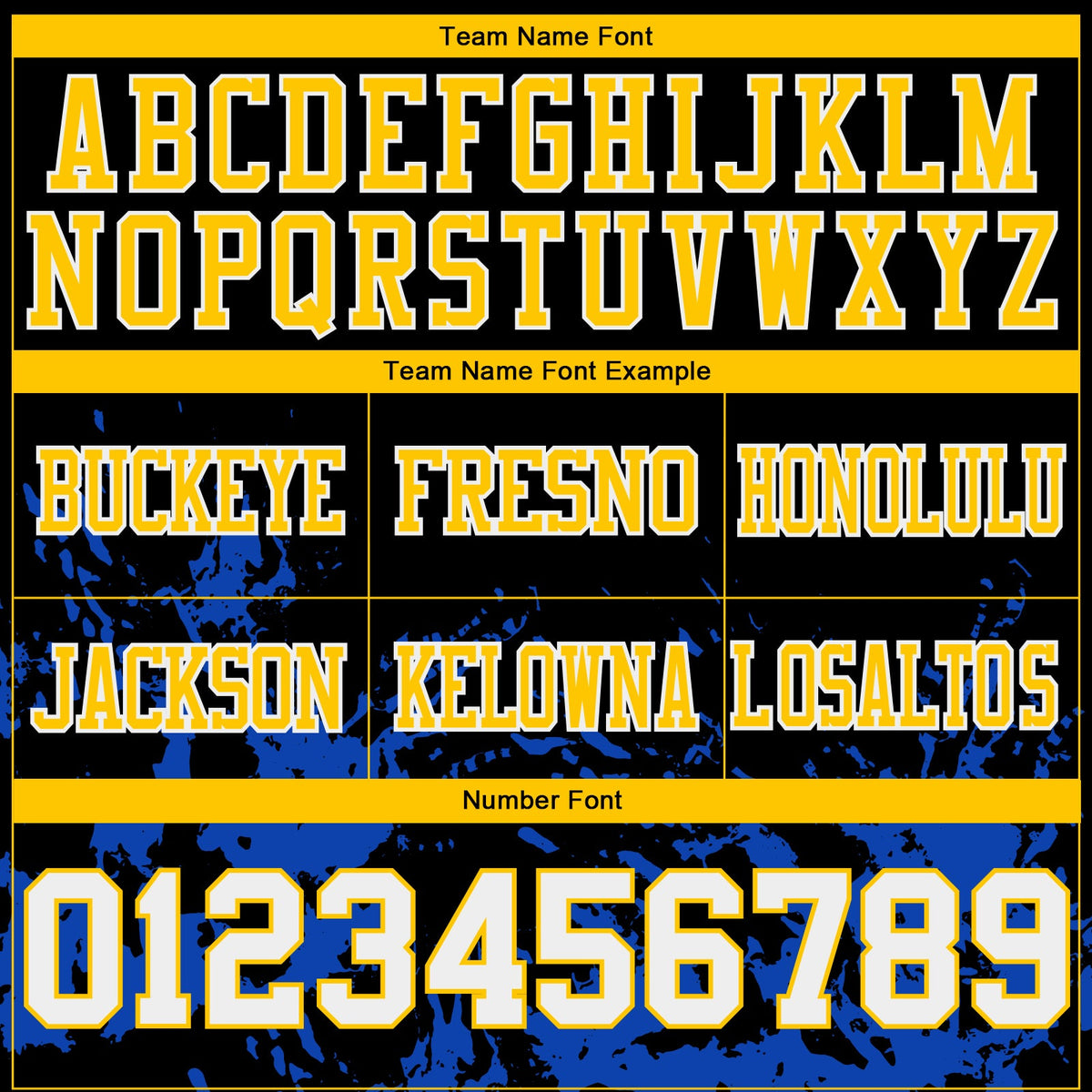 Custom Black White Thunder Blue-Yellow 3D Pattern Splash Authentic Football Jersey