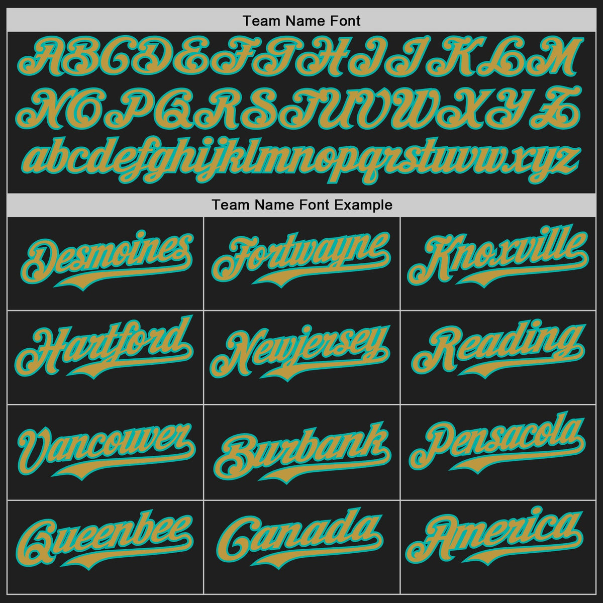 Custom Black Old Gold-Aqua Authentic Baseball Jersey