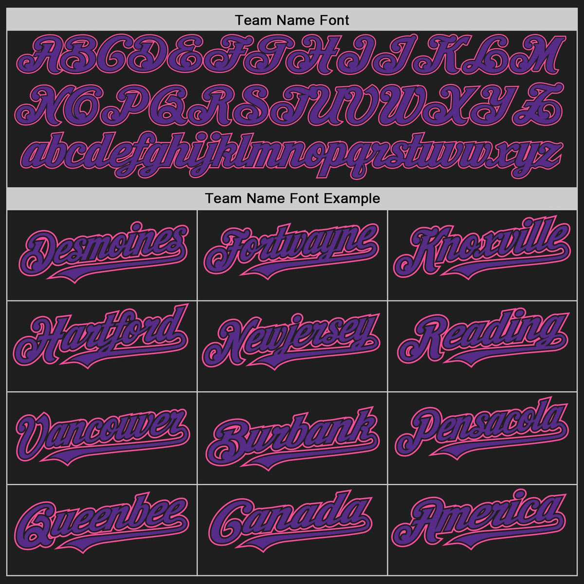 Custom Black Purple-Pink Authentic Baseball Jersey