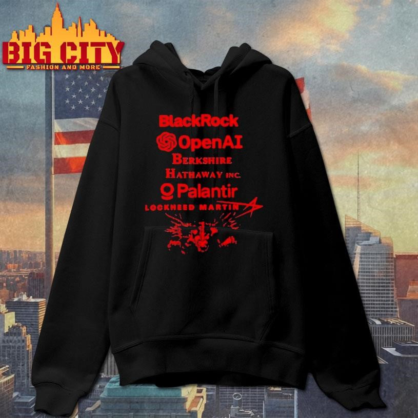 Blackrock Openai Berkshire Hathaw Inc Palantir Lockheed Martin Shirt