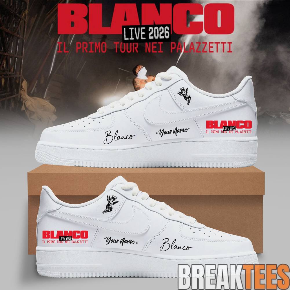 Blanco Live 2026 Il Primo Tour Nei Palazzetti Custom Air Force 1