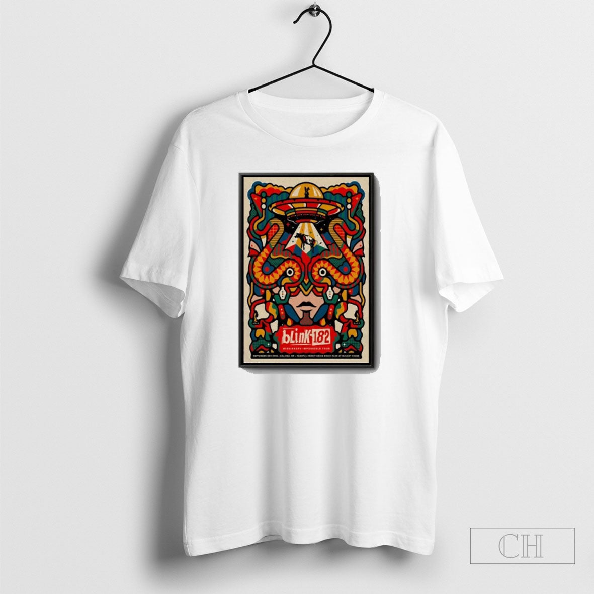 Blink 182 Sept 3 2025 Raleigh Nc Poster Shirt Tee