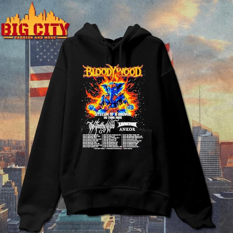 Bloodywood System Of A Brown Us Tour 2026 Dates Shirt