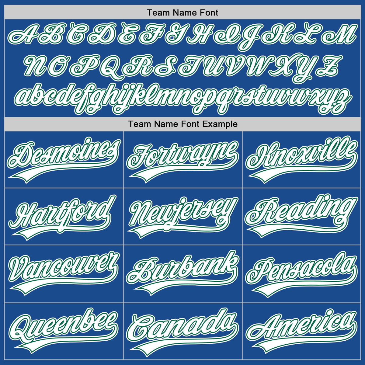 Custom Blue White-Kelly Green Authentic Throwback Baseball Jersey