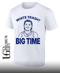 Bo Byram wearing White Trash Big Time With Bensons Face shirt