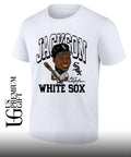 Bo Jackson Chicago White Sox baseball Cooperstown Collection signature caricature shirt