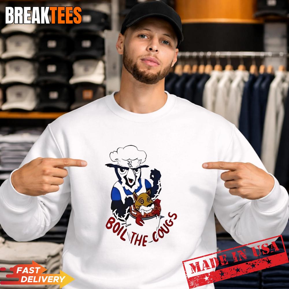 Boil The Cougs Rice Baseball T-Shirt