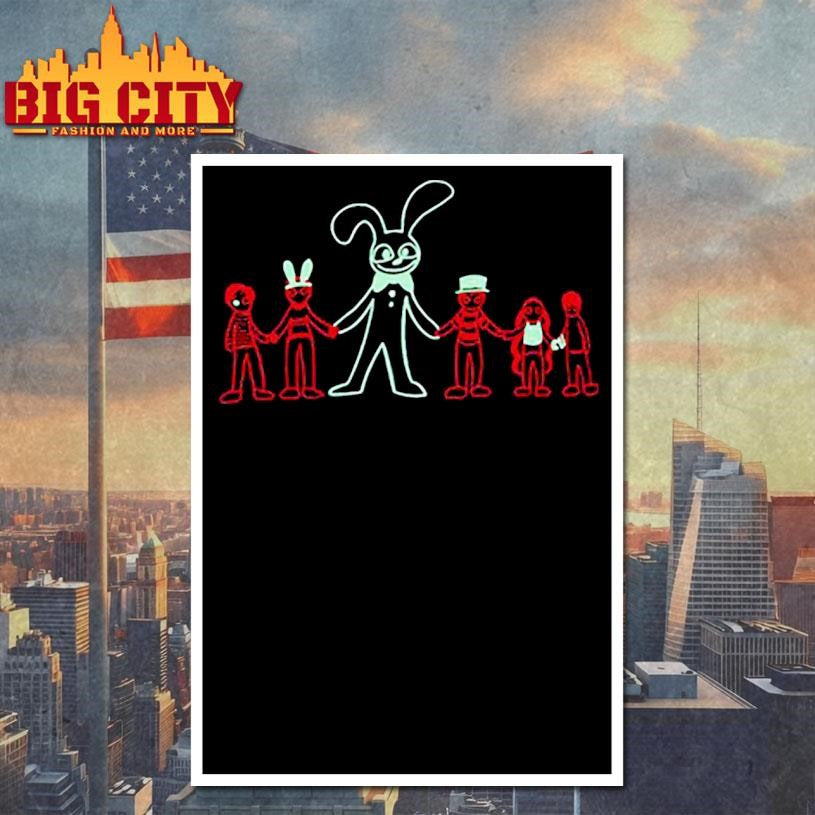 Bonnyjlox Rabbit Glows In The Dark Shirt