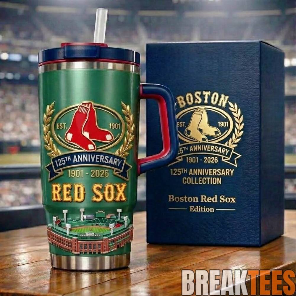 Boston Red Sox 125th Anniversary Pinnacle The Fenway Green Relief YETI Tumbler